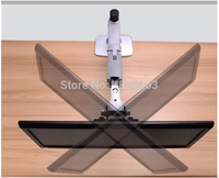 XSJ8013C aluminium pełnoekranowy bezpłatny podnoszenie bardzo długi ramię 10-32 calowy uchwyt monitora LED LCD wydłużyć ramię Monitor uchwyt mocujący 6